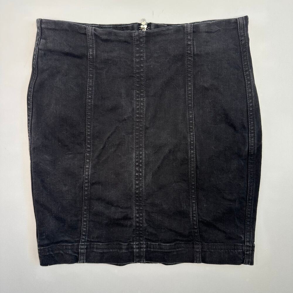 Free People Stretch Cotton Micro Mini Skirt